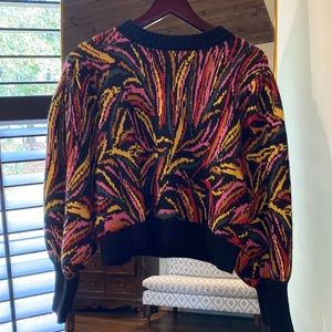 New w/tags vibrant Farm Rio sweater